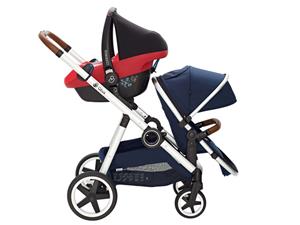 qtus DuetPro Kinderwagen Blauw